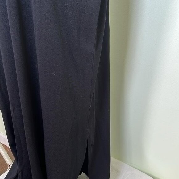 Missook Black Turtleneck Sleeveless Maxi Dress Goth Couture Whimsy  Great Builda - Picture 9 of 9